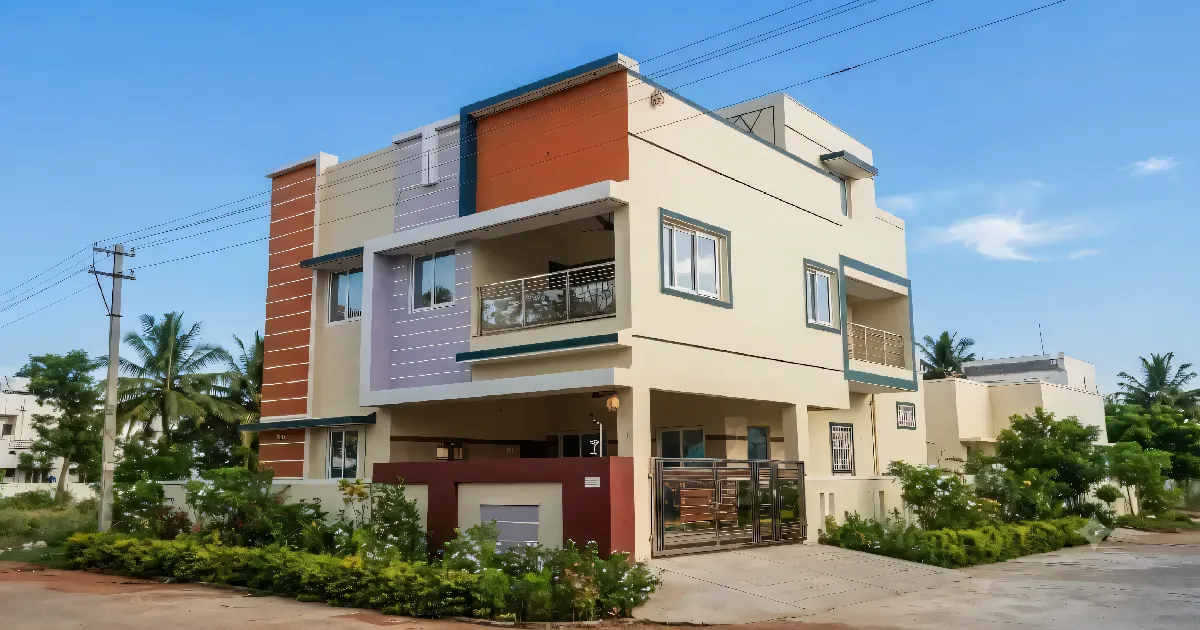 Completed premium residential villa in Coimbatore