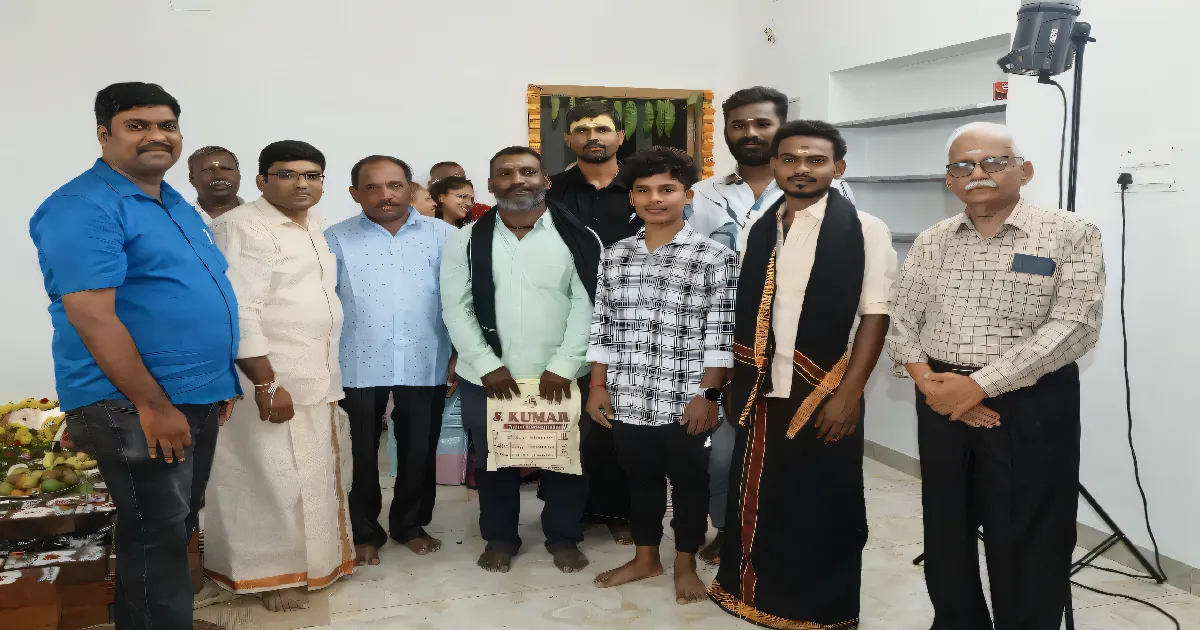 Housewarming ceremony of the completed premium residential villa in Coimbatore